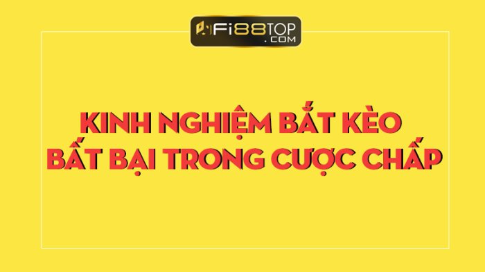 Cược chấp là gì? Chia sẻ kinh nghiệm chơi cược chấp bất bại